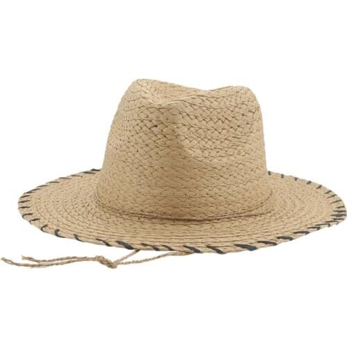 Bucket hats women big brim khaki white sun protective outdoor beach straw hats men women summer women hats sombreros de mujer