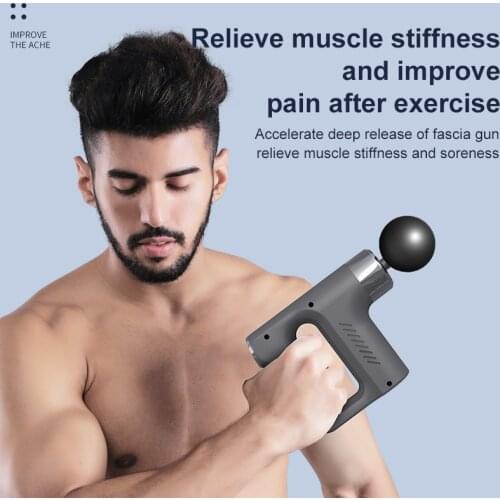 Muscle Massage Gun Rechargeable Portable Massager Deep Tissue Massage Relieving Pain Fitness Shaping Fascia Gun