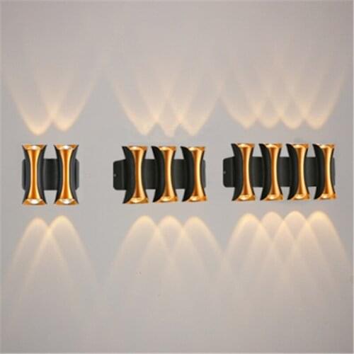 LED Wall Lamp IP65 Waterproof Indoor & Outdoor Aluminum Wall Light living room courtyard corridor aisle decorative wall lamp