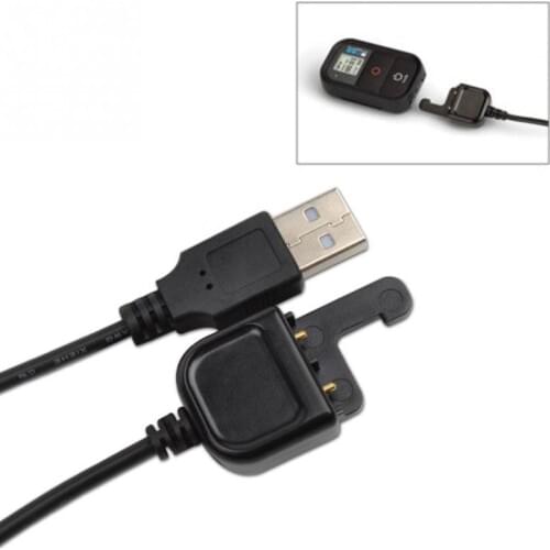 50cm USB Charger Cable for GoPro Hero 7 6 5 4 3 WIFI Remote Control for Go Pro Wi-Fi Remoter Charging Action Camera Accessory