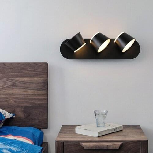 Rotating Remote Control LED Wall Lamp for Reading Free Rotation LED Wall Lamp modern wall light Adjustable indoor lighting WJ10