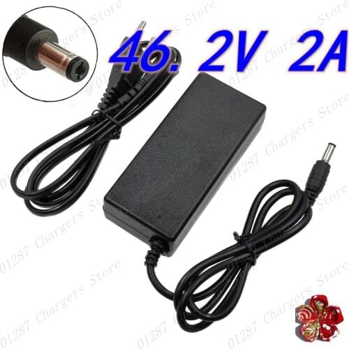 46.2V 2A Charger 100-240 VAC Lithium Li-ion Li-poly Charger For 11Series 46.2V Electric Bike