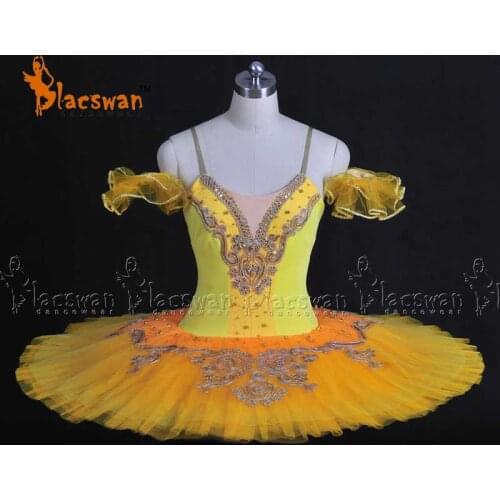 Yellow Girls Classical ballet tutu performance ballet tutu Costumes BT649 professional adult classical ballet tutus Girls