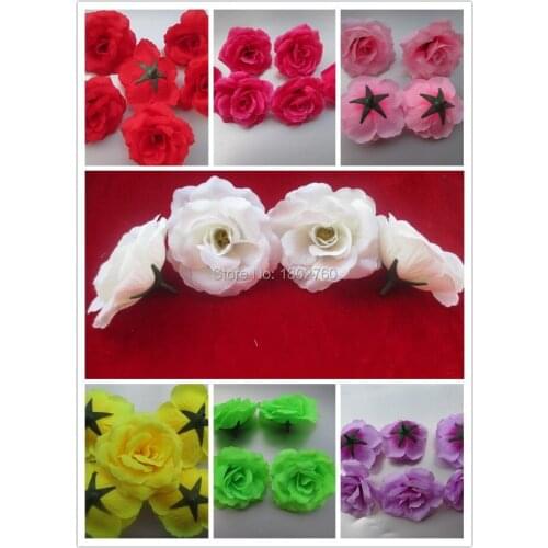 10pcs Multi Color Small Tea Rose Diy Rose Flower Silk Flowers Artificial Flowers Heads For Home Wedding Decoration Flower Head