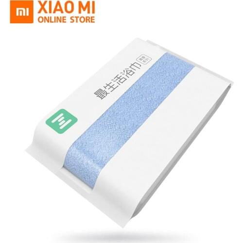 100% New Original Xiaomi ZSH Bath Towel Facecloth Cotton Towel Xiaomi Young Beach Towel Washcloth Antibacterial Water Absorption