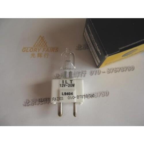 2pcs,ILT L9404 12V 20W lamp,MD Charm 4000/6000 biochemical analyzer bulb 12V20W,Waters Thermomax microplate reader light