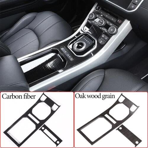 4Color Car Center Console Gear Shift Panel Decorative Cover Trim ABS For Land Rover Range Rover Evoque 2012-2018 Car Accessories