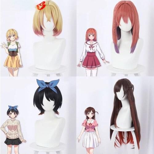 Rent A Girlfriend Cosplay Wig Sarashina Ruka Nanami Mami Mizuhara Chizuru Wig