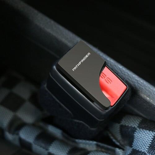 Car Styling For Nissan Pathfinder R50 R51 R52 Accessories Hidden Car safety seat belt buckle clip 1PCS