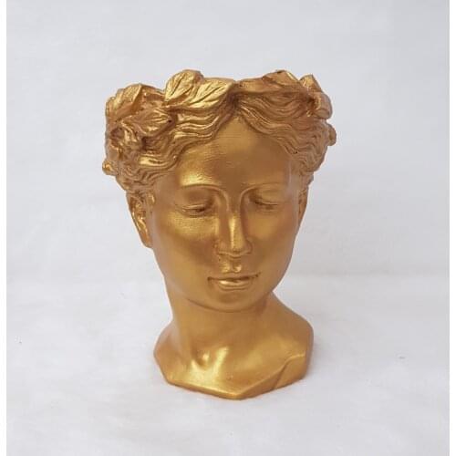 AROSE HELEN FLOWERPOT GOLD COLOR