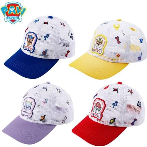 Paw Patrol Chase Anime Cartoon Childrens Baseball Hats Cotton Cute Caps Baseball Cap Sun Caps Fishing Hat for Girl Boy Hip Hop