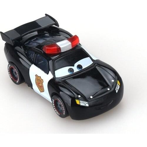 Disney Pixar Police Car Lightning Mcqueen Mater Jackson Storm Ramirez Diecast Vehicle Metal Alloy Boy Kid Toys Christmas Gift
