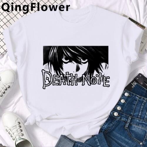 Anime Death Note Misa Amane top tees t-shirt male couple clothes couple streetwear grunge top tees summer top vintage
