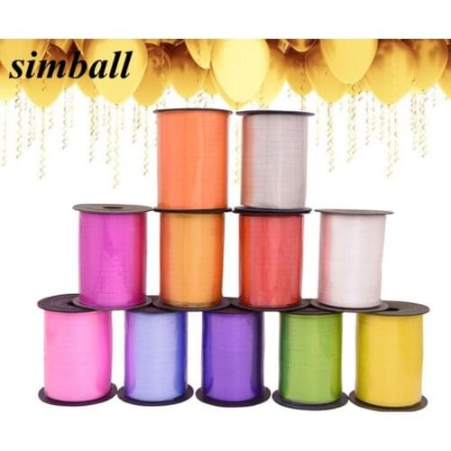 New Color1 PCS 250Yard Birthday Foil Balloon Laser Ribbon for Party Decoration Birthday Wedding Decoration DIY Accessories 220m