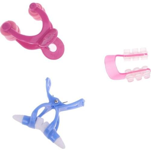 Drop Ship&Wholesale 3Pcs Nose Up Clip Bridge Lifting Shaping Shaper Clipper Straightening Beauty Set Oct.14