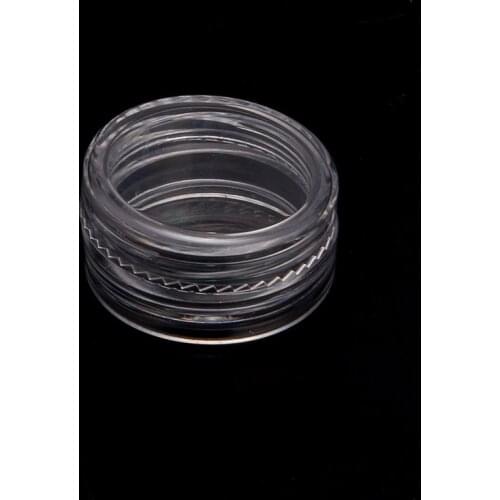 50Pcs Cosmetic Empty Jar Pot Refillable Bottles Eyeshadow Makeup Face Cream Lip Balm Container 2020 Transparent New Clear Glass