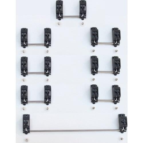 Screwed Stabilizers for PCB Mounting Cherry MX Switches of Mechanical Keyboards 2u 3u 4.5u 6u 6.25u 7u