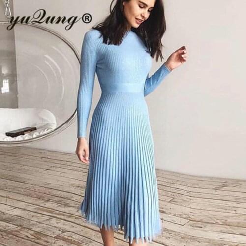 Yuqung Fashionable Knitted Dresses