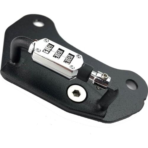 For Indian Scout/Sixty 2015 2016 2017 2018 2019 Motorcycle Helmet Lock Password Mount Hook Black Side Anti-theft Security