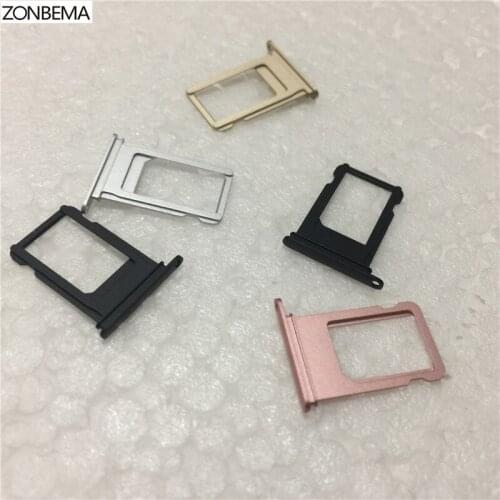 ZONBEMA 10pcs New Sim Card Adapter For iPhone 7 Plus Micro Sim Card Tray Slot Holder Replacement
