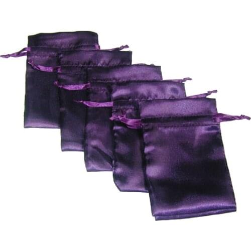 100pcs CBRL small Satin drawstring pouches Satin jewelry pouches Satin gift pouches bags custom logo toiletry bag jewelry bag