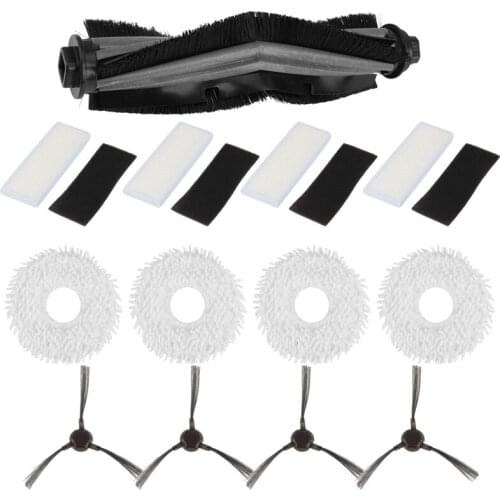 13Pcs Main Brush for ECOVACS N9+ Robot Vacuum Cleaner Sweeping Mopping Pad Mops Rags Hepa Filter Side Brushes Parts