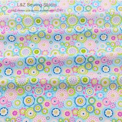 151#-1 printed floral pattern 50cmx160cm/piece tilda for baby bedding clothing cotton fabric for patchwork quilting sewing