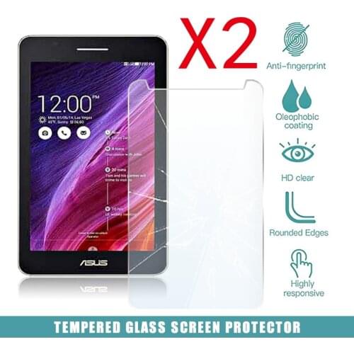2Pcs Tablet Tempered Glass Screen Protector Cover for Asus ZenPad C 7.0 Z170C-CG-MG HD Eye Protection Tempered Film