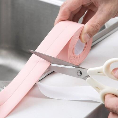 3.2m*2.2cm Bathroom Kitchen Shower water proof proof tape Sink Bath Sealing Strip Tape Self adhesive Waterproof adhesive plaster
