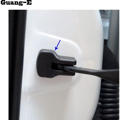 Styling anti rust water proof Door lock key Plastic buckle Limit device trims For Suzuki S-cross scross SX4 2014 2015 2016 2017