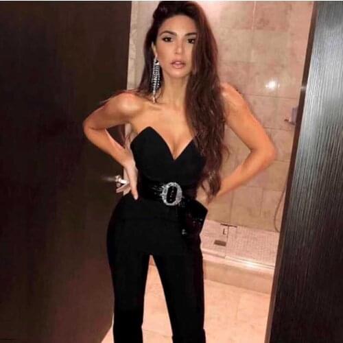 Celebrity bandage Women's Jumpsuits