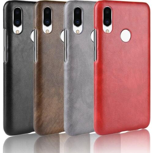 Ultra Slim Cases For Meizu Note 9 Case Litchi Skin Pattern PU Leather and PC Book Cover For Meizu note9 Note 9 Phone Case