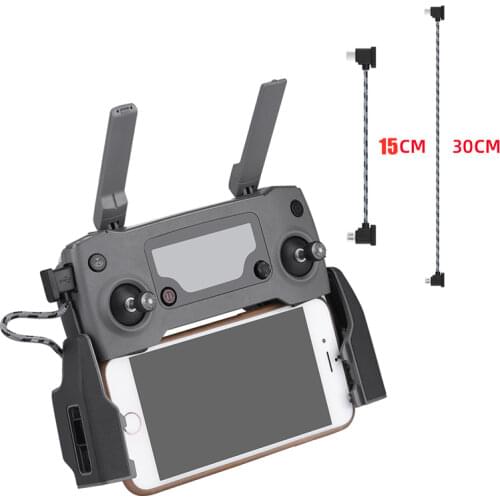 Remote Control OTG Data Cable for DJI Mavic Mini/Mavic 2/Mavic Pro/Air/Spark/Type-C Micro USB IOS connector line for Iphone/iPad