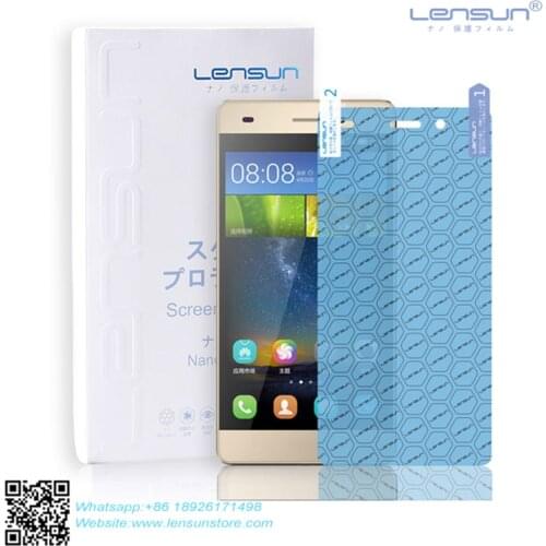 LENSUN Nice Packaging Box Nano Film Screen Protector For Huawei P8 Lite