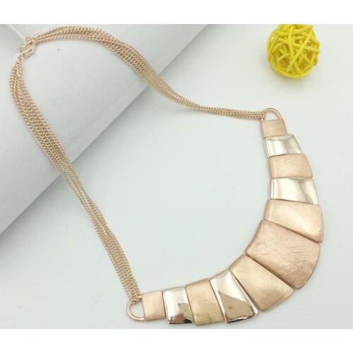 Lrregular Geometry Shape Alloy Choker Necklace Fashion Simple Style Statement Necklaces Women Jewelry Mrs win