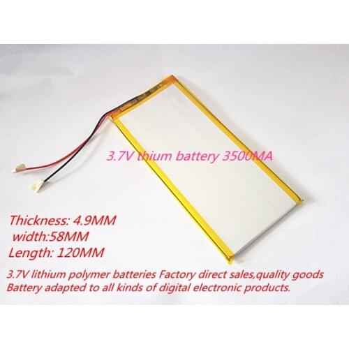 Best battery brand wholesale PL4958120 3.7V 3500MA battery for tablet PC battery for Hyundai A7HD