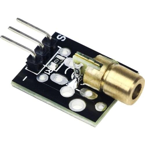 650nm Laser sensor Module 6mm 5V 5mW Red Laser Dot Diode Copper Head for Arduino
