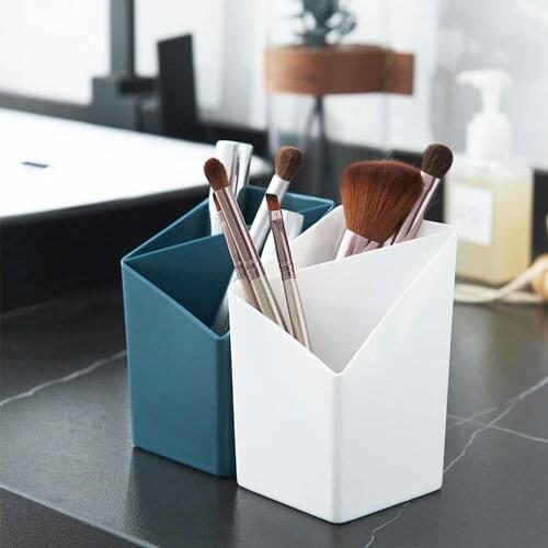 Office Desktop Stand Pencil Holder Stationery Organizer Makeup Brush Storage Box Organizer Storage