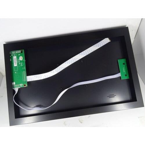 EDP Controller board + Metal alloy back cover case box VGA HDMI-compatible kit for N156BGN 1366x768 Panel screen 15.6" DIY