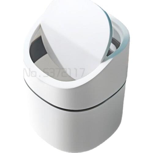 Nordic desktop trash can household mini creative small table coffee table storage box