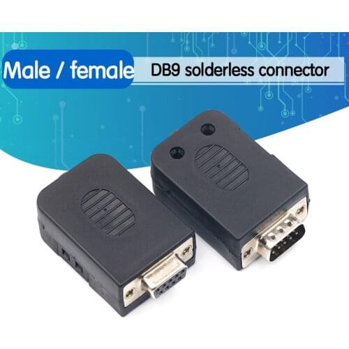 DB9 Connector COM transfer-free solder terminal DB9 Male Connector RS232 DB9 Breakout D-SUB Connector Female