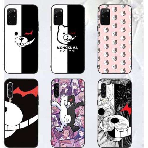 Danganronpa Monokuma Phone Case For Samsung A40 A31 A50 A51 A71 A20E A20S S8 S9 S10 S20 Plus note 20 ultra