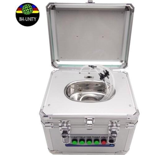 110/220V cleaning machine for UV printhead ultrasonic cleaner used for Konica/Ricoh/Sei ko/Toshiba printhead with uv ink