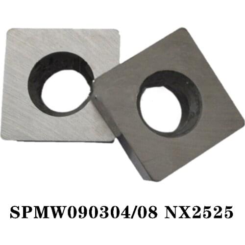 100% Original SPMW SPMW090308 NX2525 10pcs CNC lathe Insertion Carbide Insert Imported From Japan Efficient And Durable Quality