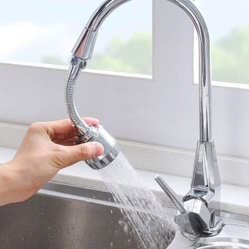 360 Degree Adjustment water tap extension Tube Bathroom Extension Water Tap Water Filter Sprayer Kitchen Faucet Accessories