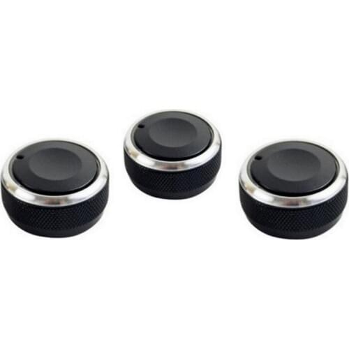 3X Fit For Chevrolet Spark/Chery QQ3 QQ6 Car AC Knob Air Conditioning Heat Control Switch Knob Button Aluminum Alloy