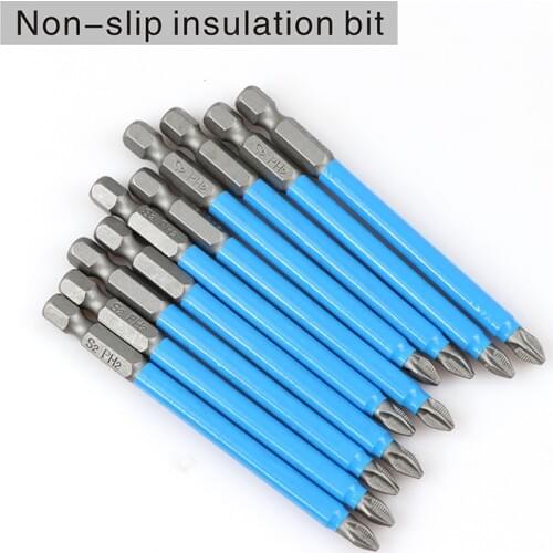5PCS/1PC Phillips ph2 Screwdriver Bit Set Screw Driver Bits Precision Impact Magnetic Screwdrivers Anti Slip Electric Hex Shank
