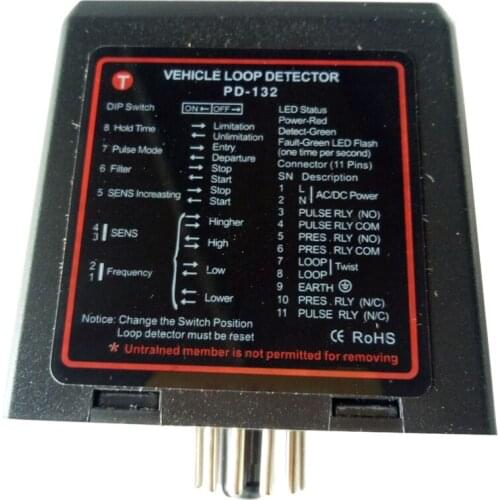 PD132 Automatic Gate opener barrier gate Traffic Inductive single channel Loop Vehicle Detector compatible with northtech