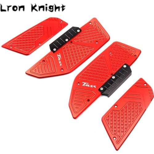 For YAMAHA TMAX530 TMAX 530 T-MAX530 T-MAX 2017-2019 Motorcycle Scooter Front & Rear Footrest Step Footboard Pedals Foot Pegs