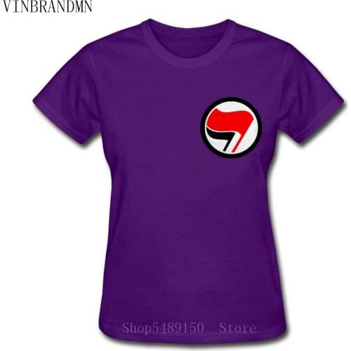 Peace Flag 3D Symbol Long Sleeve T-Shirt ANTIFA Antifascist Anarchy Anarchist T Shirt Women Fashion Pocket Design Tees Camisetas